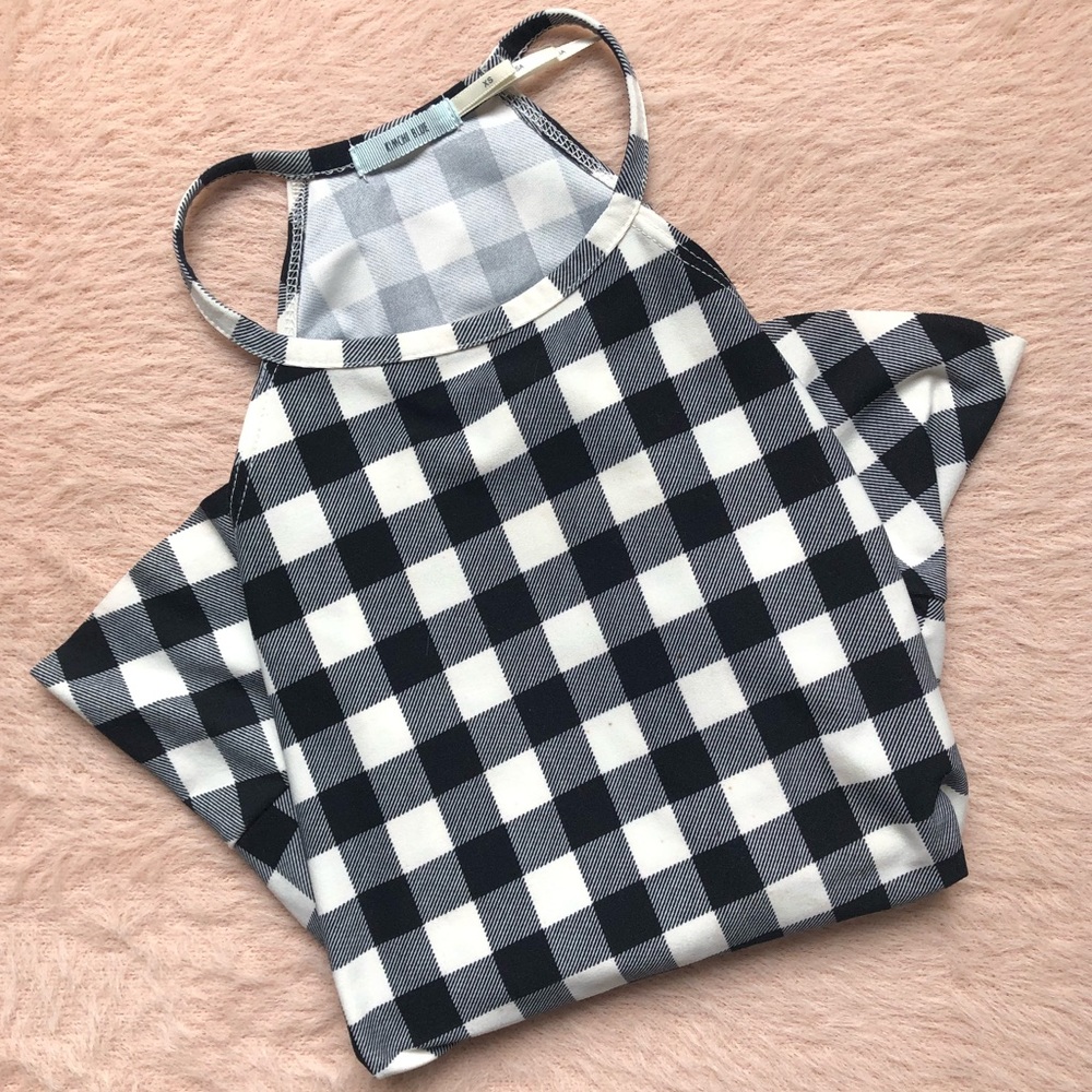 UO Gingham Peplum Tank - Picture 4 of 5